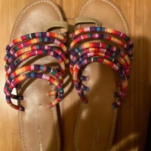 Colorful American Eagle sandals